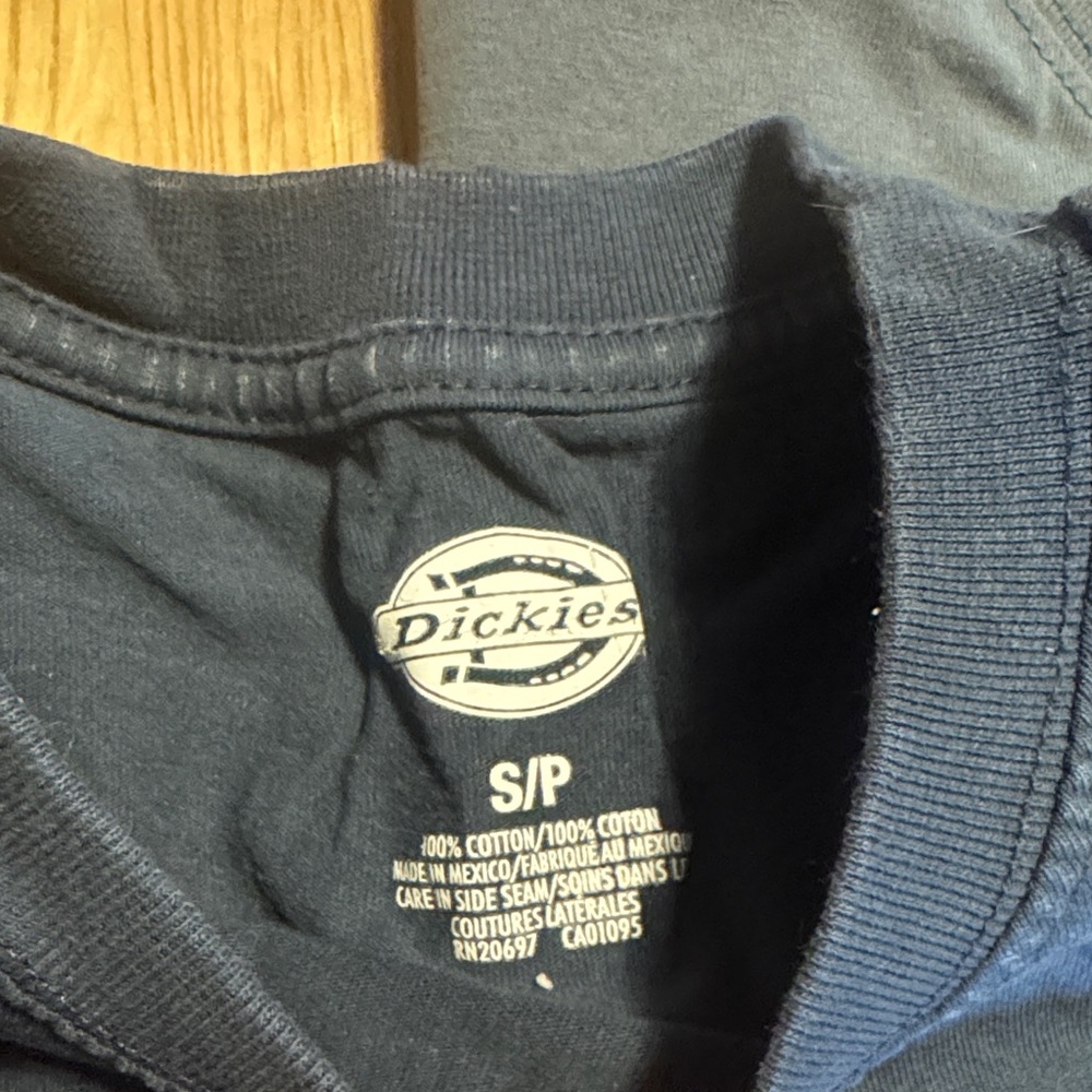 Dickies Casual T-Shirts in Black, Tan, and Blue - Picture 4 of 7
